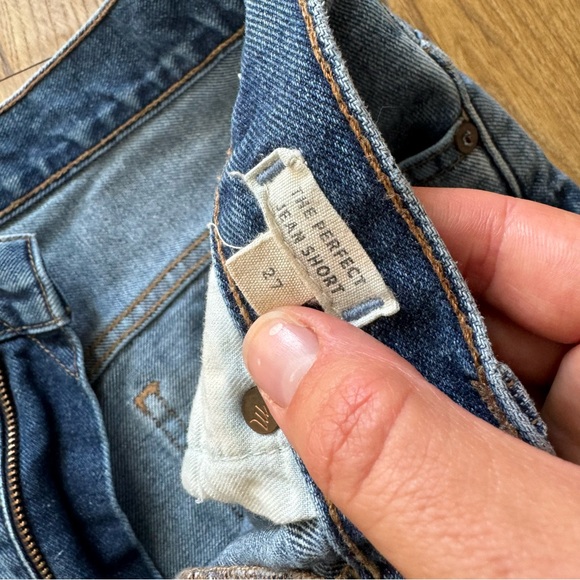 Madewell high waisted denim shorts 27 - Picture 4 of 5